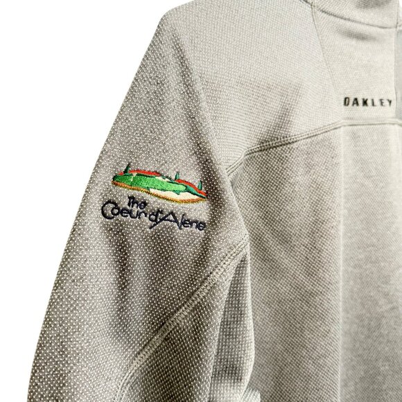 Oakley 1/4 Zip Pullover - Gray - XL - Coeur D Alene Golf Resort - Picture 4 of 12